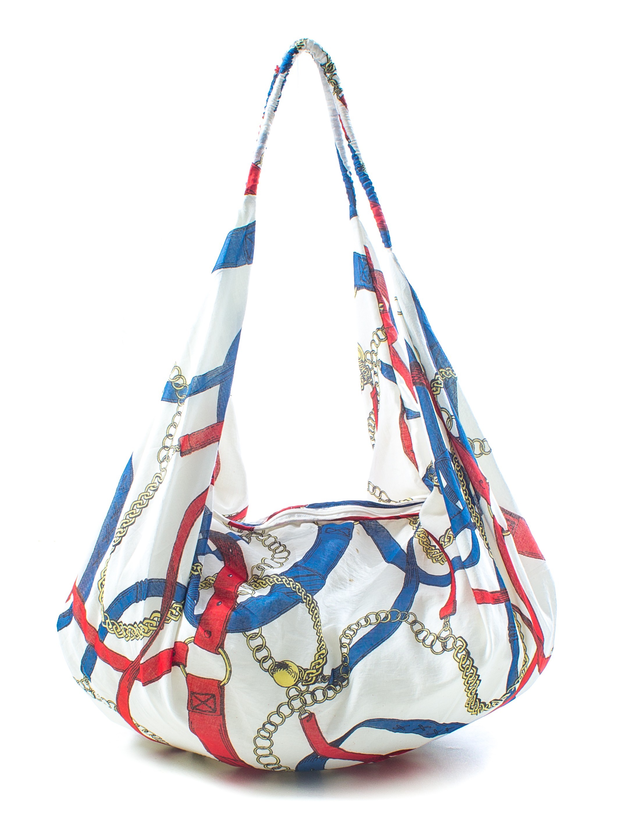 BORSA BANANA STAMPATA 100%COTONE MADE IN INDIA 